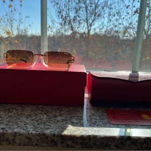 Cartier Gold Sunglasses